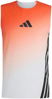 adidas Terrex XPR Pro  Hardloopshirt Heren-wit, oranje - XL