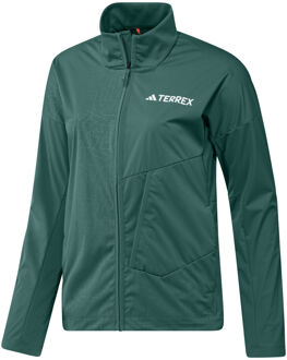 adidas Terrex XPR Softshell Hardloopjas Dames-groen - XS,S,M,L,XL