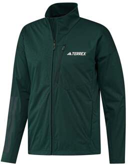 adidas Terrex XPR Softshell Hardloopjas Heren-groen - L