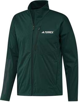 adidas Terrex XPR Softshell Hardloopjas Heren-groen - S,M,L,XL,XXL
