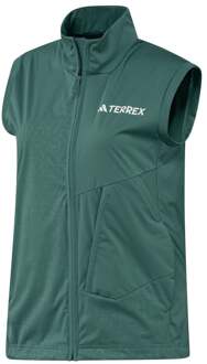 adidas Terrex XPR Softshell Hardloopvesten Dames-groen - XS,S