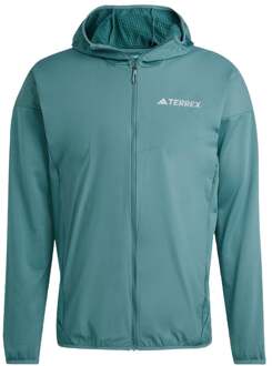 adidas Terrex XPR Wind Fleece Hardloopjas Heren-Donkergroen - XXL