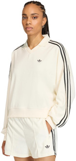 adidas Terry Poloshirts Dames - Wit - Maat 42 - Katoen Jersey White