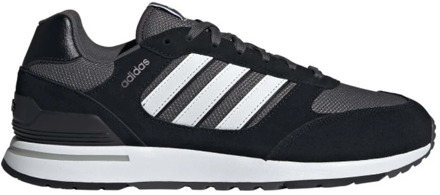 adidas Tijdloze Sneakers met Hoge Grip Rubberen Zool Adidas , Black , Heren - 44 Eu,40 2/3 EU