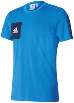 adidas Tiro 17 Sportshirt - Maat XL  - Mannen - blauw