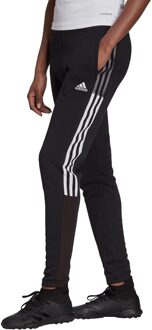 adidas Tiro 21 Sportbroek - Maat M  - Vrouwen - zwart - wit