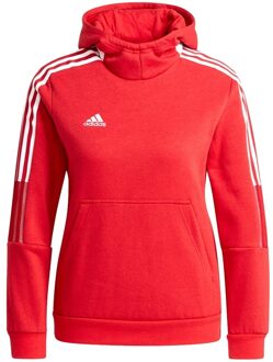 adidas Tiro 21 Sweat Hoodie Youth - Kinder Capuchon Trui Rood - 128