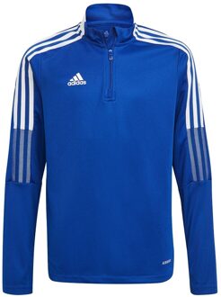 adidas Tiro 21 Training Top Youth - Blauw - Kinderen - maat  140