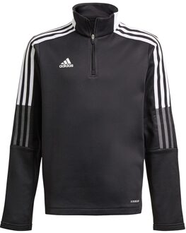 adidas Tiro 21 Warm Top Youth - Zwart - Kinderen - maat  128