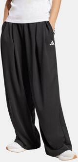 adidas Tiro 3-Stripes Pleated Broek Dames Zwart - S