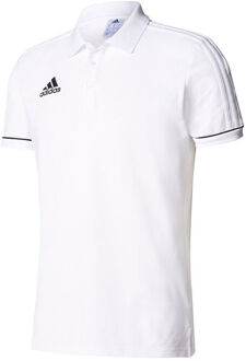 adidas Tiro17 Cotton Polo White weiß/schwarz - XS/152