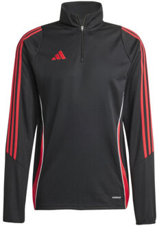 adidas tiro24 trtop t-shirt voetbal train lm heren - Zwart - XL