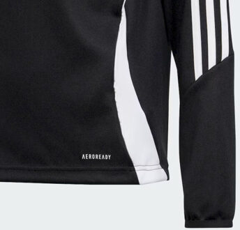 adidas tiro24 trtopy t-shirt voetbal train lm jonge - - maat 140 Zwart