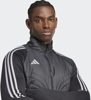 adidas tiro24 wintop t-shirt voetbal train lm heren - - maat S Zwart