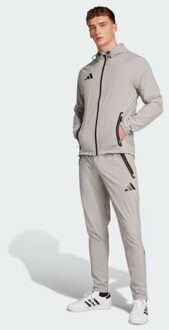 adidas tiro25c vt jkt hooded jack train heren Grijs - S