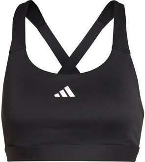 adidas TLRD Impact High Support Sport BH zwart - L (A-B)
