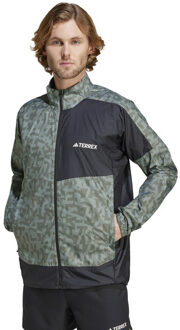 adidas Trail Windjack Heren groen - S