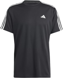 adidas Train essentials 3-stripes training t-shirt Zwart - L
