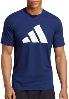 adidas Train Essentials FeelReady Shirt Heren blauw - wit - L