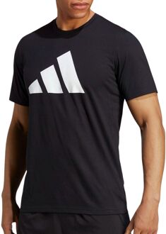 adidas Train Essentials FeelReady Shirt Heren zwart - wit - L