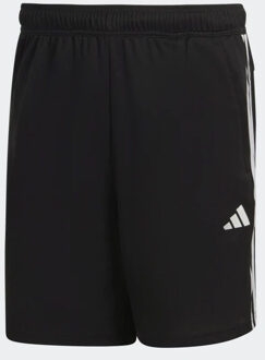 adidas train essentials pique 3-stripes sportbroekje zwart heren heren - L