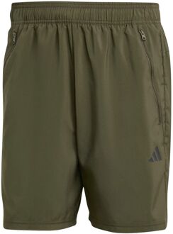 adidas Train Essentials Woven Sportshort Heren S Donkergroen