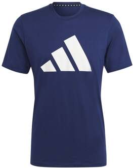 adidas Training Essential Feel Ready Logo T-shirt Heren donkerblauw - S,M,XXL