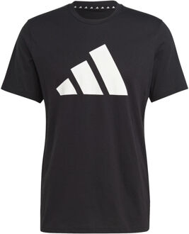 adidas Training Essential Feel Ready Logo T-shirt Heren zwart