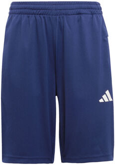 adidas Training Essentials 3 Stripes 8in Shorts Kinderen-Donkerblauw,Wit - 140,152
