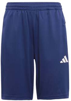 adidas Training Essentials 3 Stripes 8in Shorts Kinderen-Donkerblauw,Wit - 152