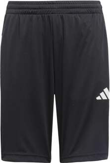 adidas Training Essentials 3 Stripes Shorts Kinderen-Zwart,Wit - 128,140,152,164,176