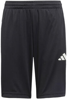 adidas Training Essentials 3 Stripes Shorts Kinderen-Zwart,Wit - 128,140,152