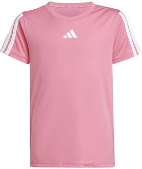adidas Training Essentials 3 Stripes T-shirt Kinderen roze - 164
