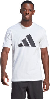 adidas Training-Essentials Feel Ready Logo T-shirt Heren wit