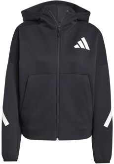 adidas Trainingsjack Dames-Zwart,Wit - S,L