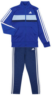 adidas Trainingspak adidas Seasonal Essentials Tiberio 3-Stripes Tricot Track Suit Kids" Blauw - 11 / 12 jaar,13 / 14 jaar,7 / 8 jaar,15 / 16 jaar