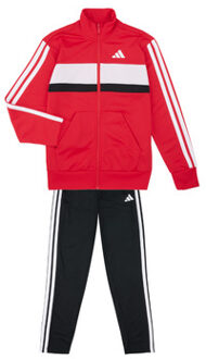 adidas Trainingspak adidas Seasonal Essentials Tiberio 3-Stripes Tricot Track Suit Kids" Rood - 11 / 12 jaar,7 / 8 jaar,9 / 10 jaar,15 / 16 jaar