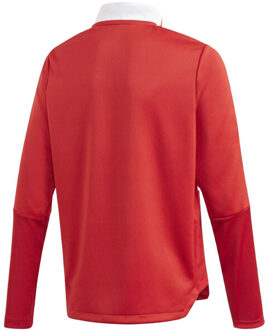 adidas Trainingsshirt tiro 21 quarter zip voor kinderen/kinderen - maat 140 Rood