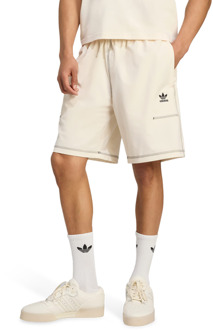 adidas Trefoil Korte Broeken Heren - Wit - Maat S - Poly Mesh White
