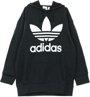 adidas Trefoil loose fit hoodie met logoprint Zwart - S