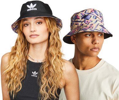 adidas Trefoil Petten Unisex - Zwart - Maat 40-42 - Katoen Black