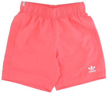 adidas Trefoil Swim Shorts - Semi Turbo Adidas , Red , Heren - Xl,S