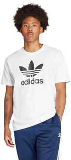 adidas Trefoil T-shirts Heren - Wit - Maat S White
