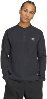 adidas Trefoil T-shirts Heren - Zwart - Maat S - Poly Mesh Black