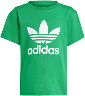 adidas Trefoil T-shirts Peuter - Groen - Maat 105 - 110 CM Green