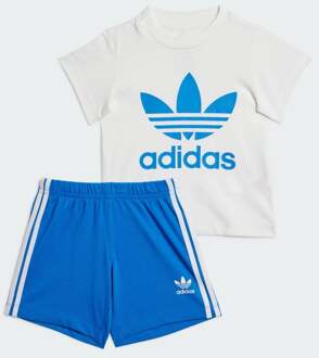 adidas Trefoil Trainingspakken Baby - Blauw - Maat 81 - 86 CM Blue