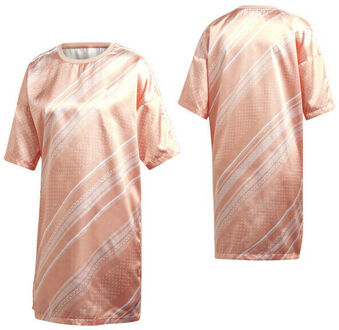 adidas Trefoil Womens Rose T-shirt Jurk Roze