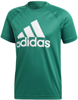 adidas Tshirt Met Logo - Kleur Groen - Maat 2XL