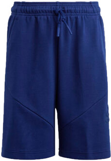 adidas U FI LOGO Sportshort Jongens 164 Donkerblauw