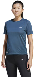 adidas Ultimate Knit T-Shirt Dames donkergroen - L